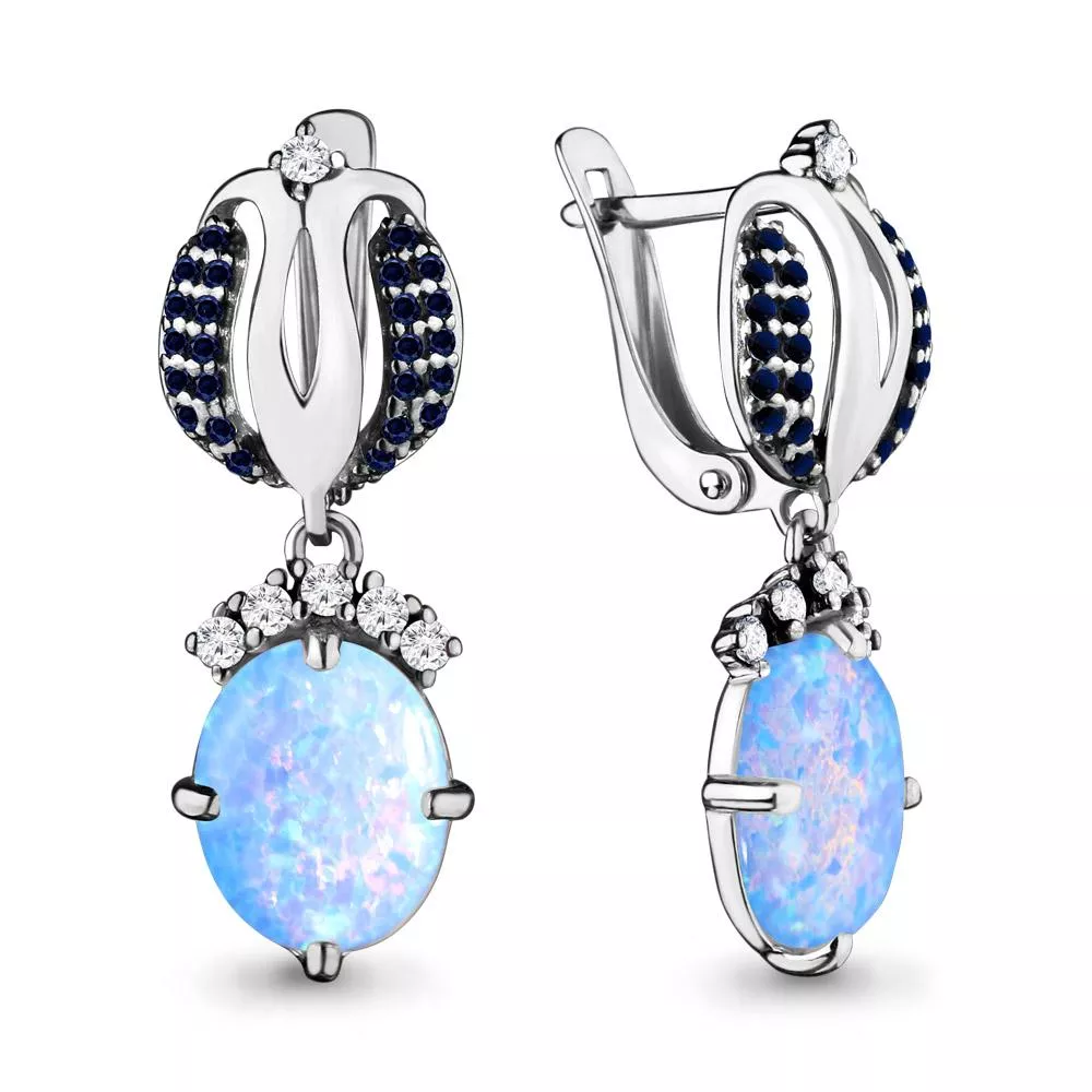 Серьги из серебра, артикул LV4499397Б