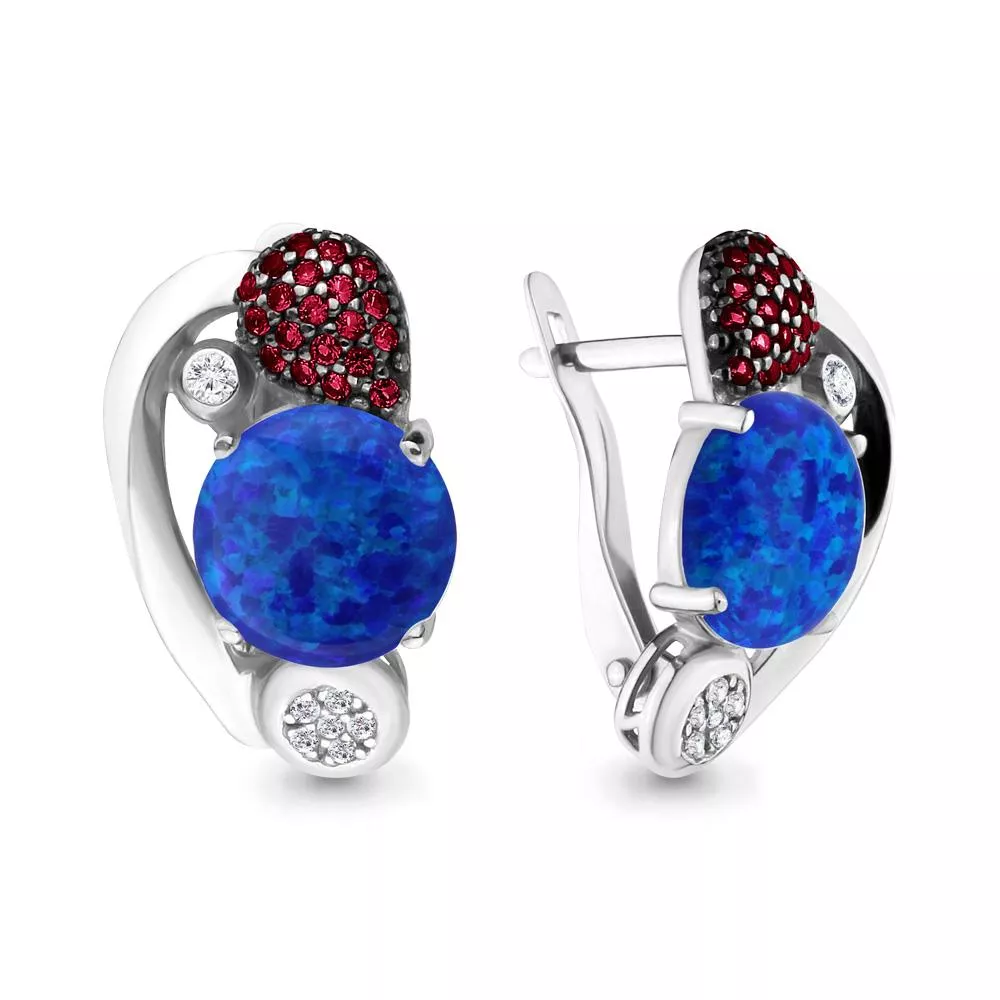 Серьги, серебро, артикул LV4499195В