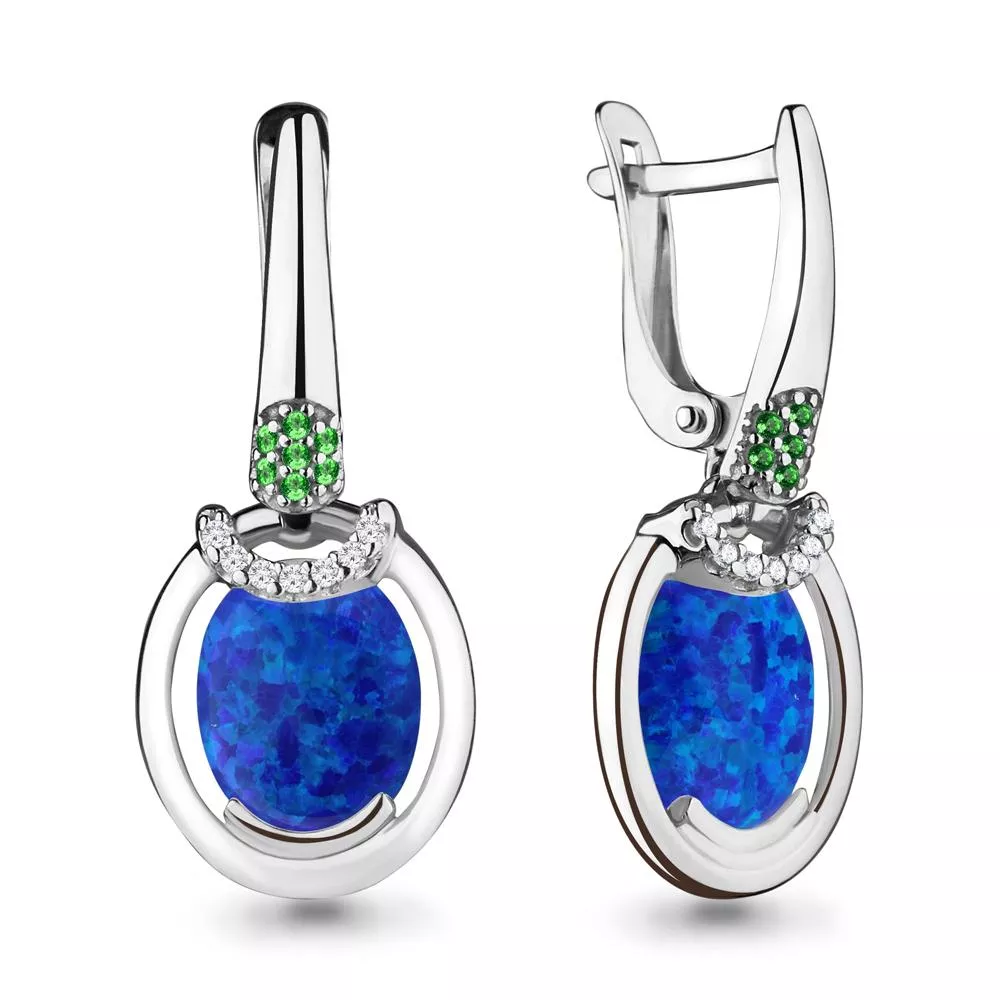 Серьги, серебро, артикул LV4499095Г