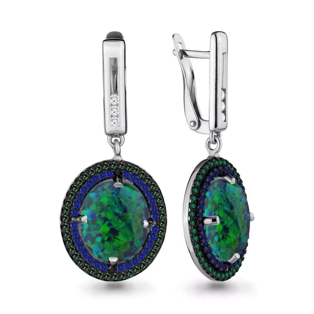 Серьги, артикул LV4498596ГБ, серебро