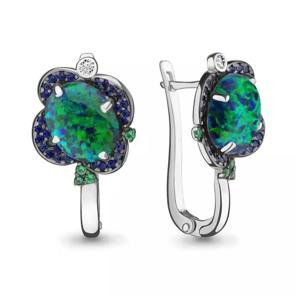 Серьги из серебра, артикул LV4498496БГ