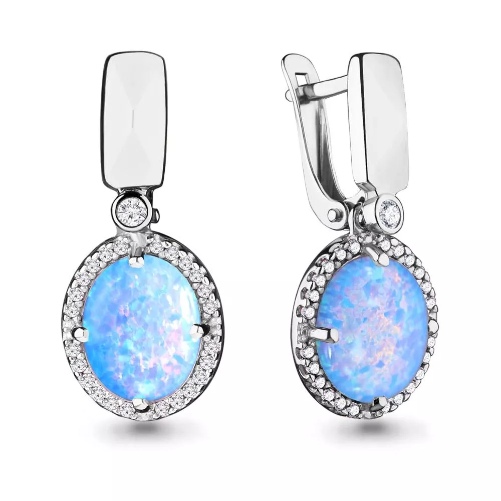 Серьги, серебро, артикул LV4498397А