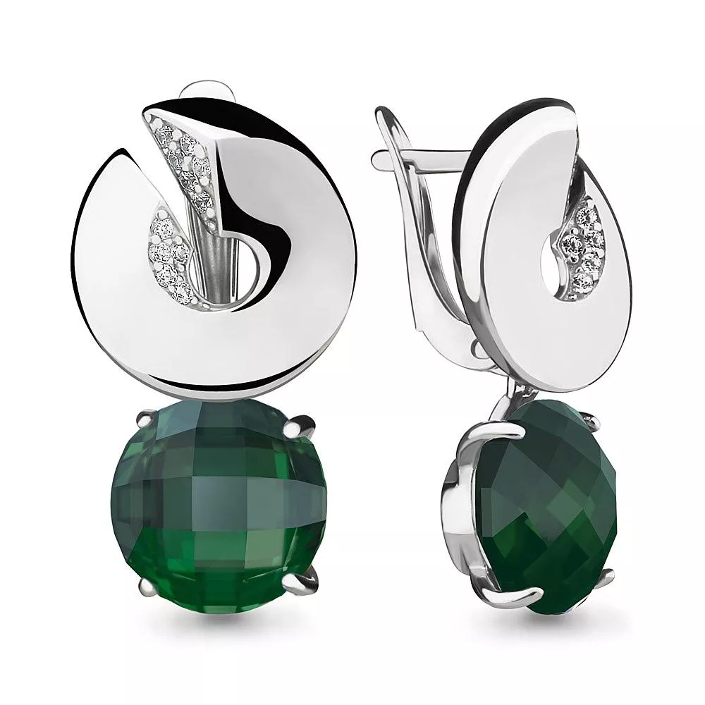 Серьги, серебро, артикул LV4494309А