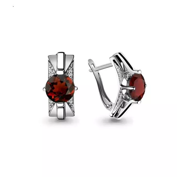 Серьги, серебро, артикул LV4493203А