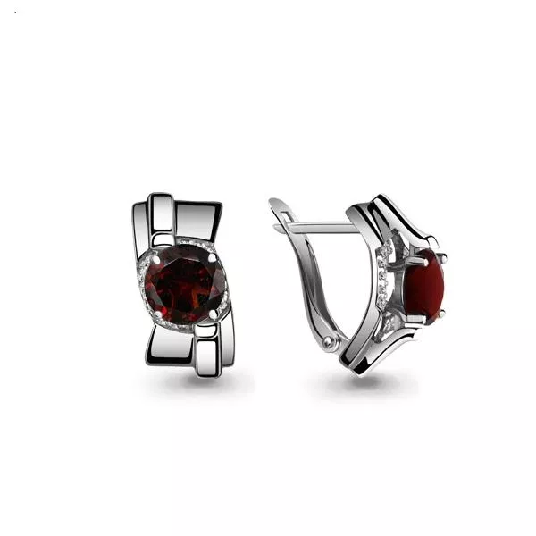 Серьги, серебро, артикул LV4493103А