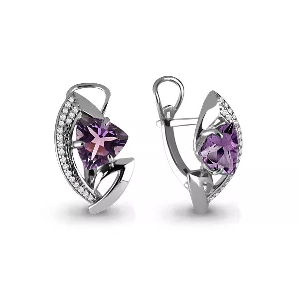 Серьги из серебра, артикул LV4489304А