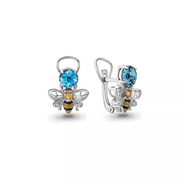 Серьги, серебро, артикул LV4487905