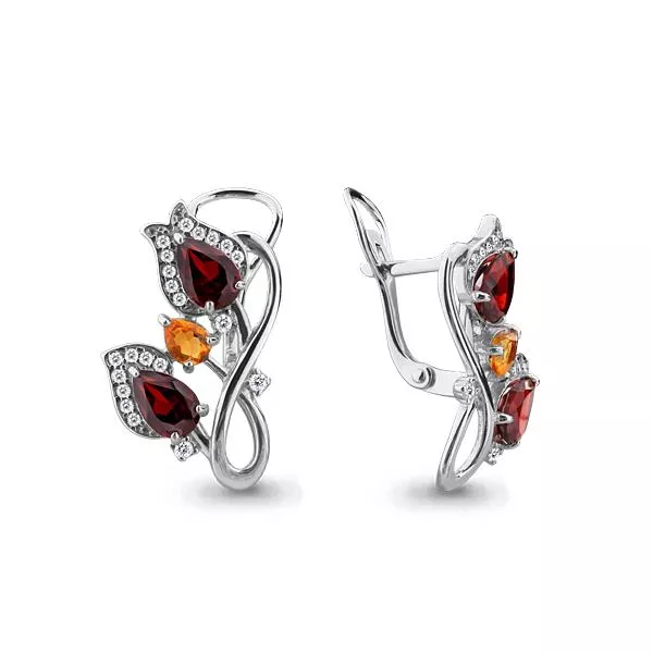 Серьги, серебро, артикул LV4487837А