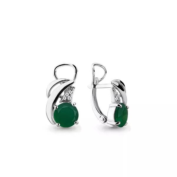 Серьги, серебро, артикул LV4486709А