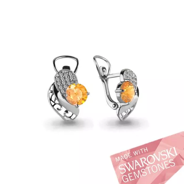 Серьги, серебро, артикул LV44855505А