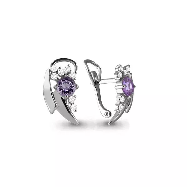 Серьги из серебра, артикул LV4482404А