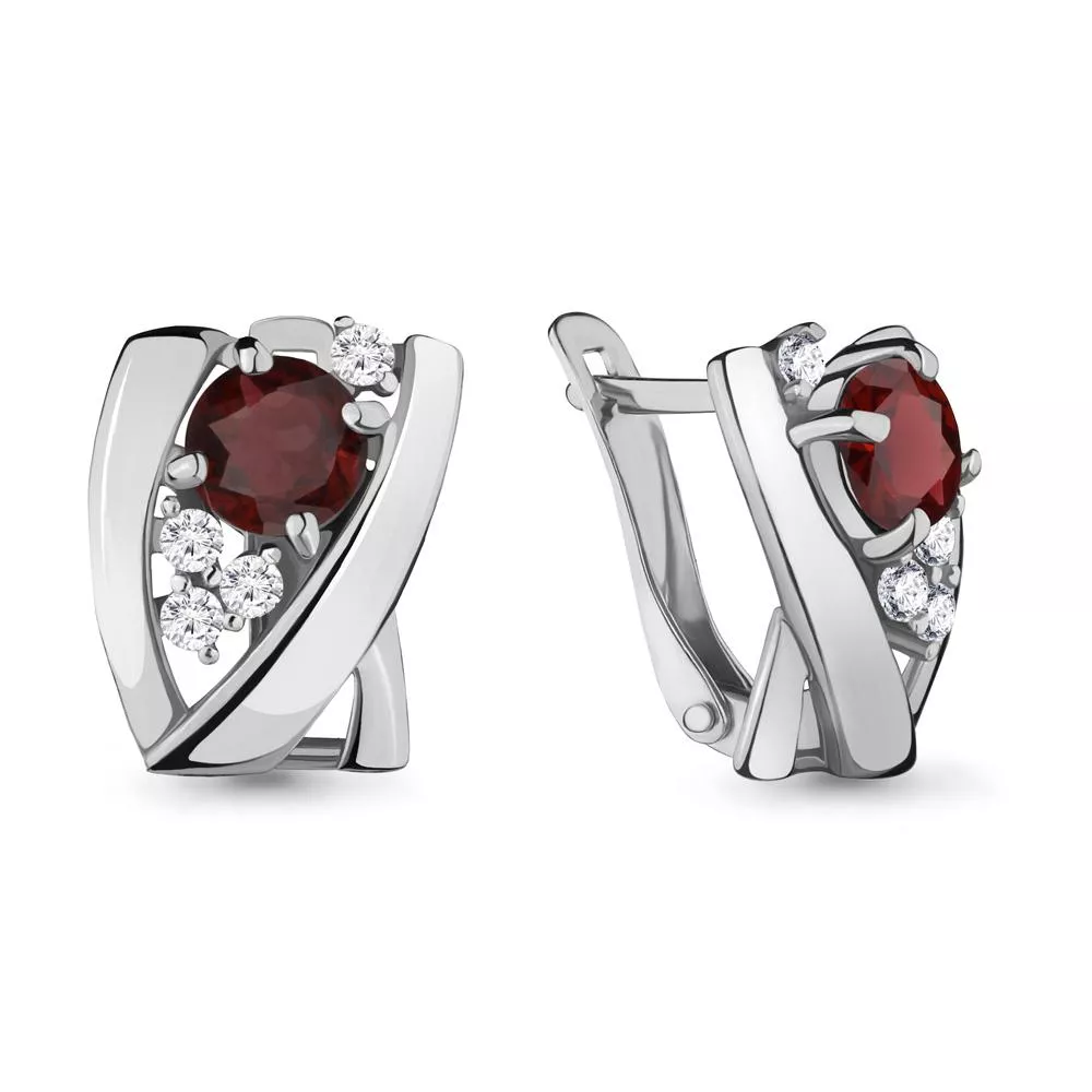 Серьги из серебра, артикул LV4482203А