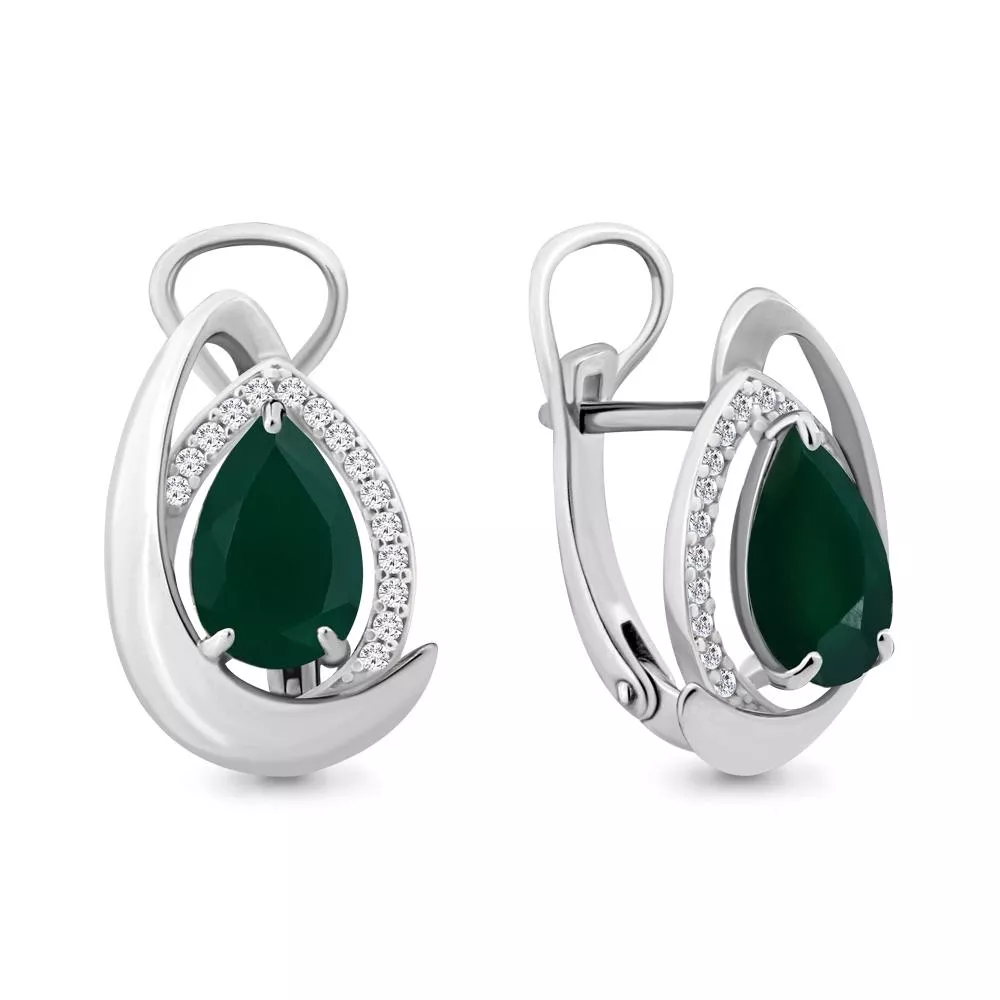 Серьги, артикул LV4480009А, серебро