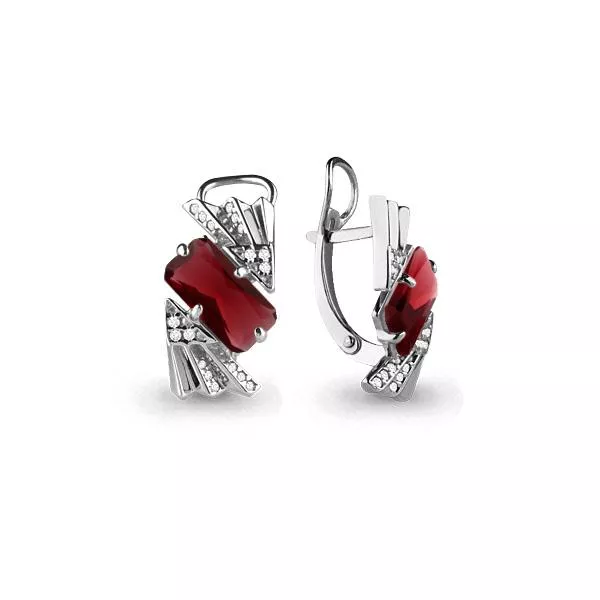 Серьги из серебра, артикул LV4479885А