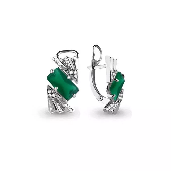 Серьги из серебра, артикул LV4479809А