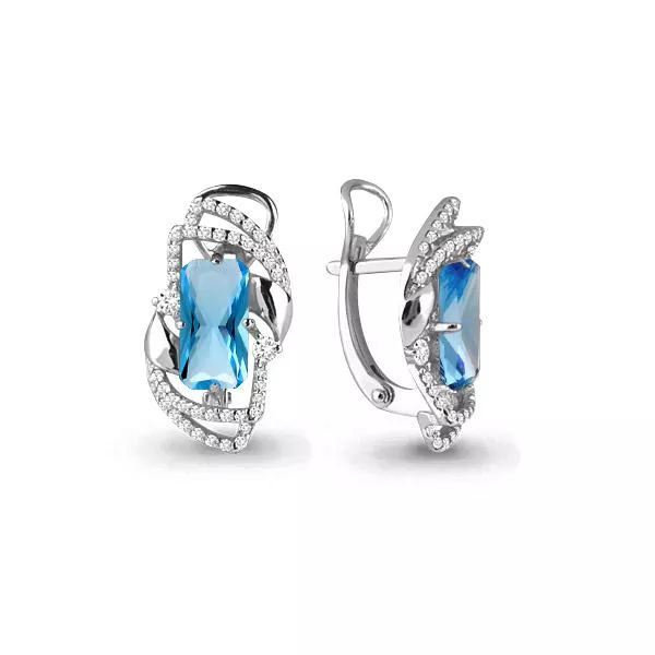 Серьги из серебра, артикул LV4479392А