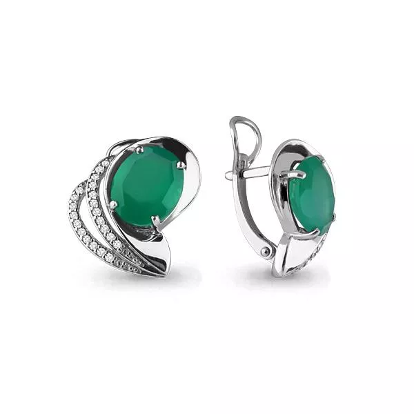 Серьги, серебро, артикул LV4479109А