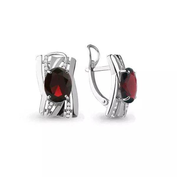 Серьги из серебра, артикул LV4478885А