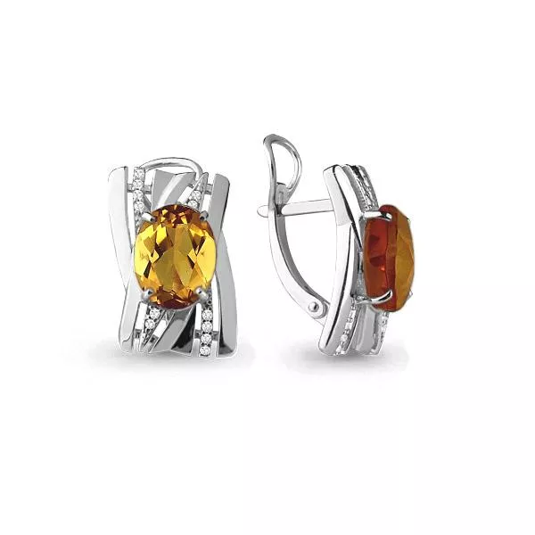 Серьги, серебро, артикул LV4478806А