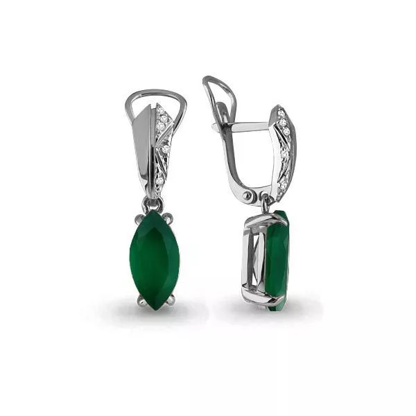 Серьги, серебро, артикул LV4475709А