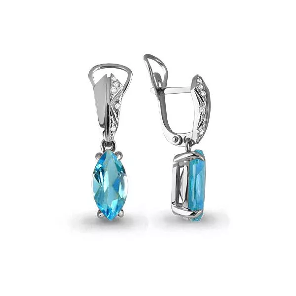 Серьги, артикул LV4475702А, серебро