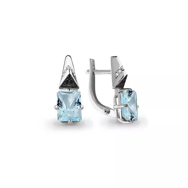 Серьги, серебро, артикул LV4474902Ч