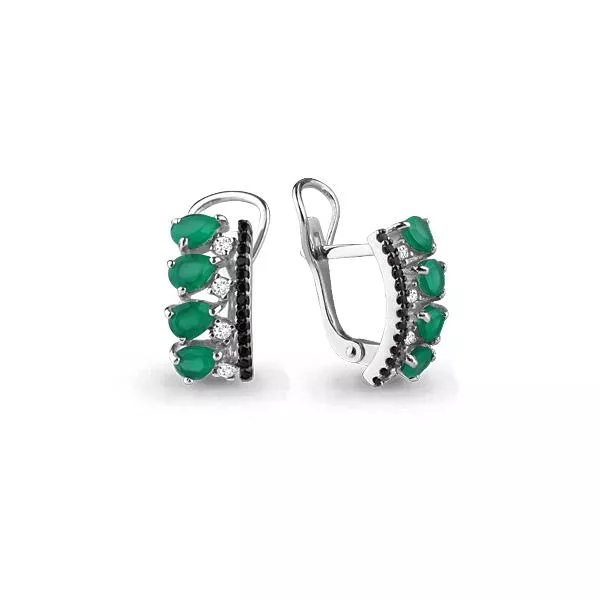 Серьги, серебро, артикул LV4474709Ч