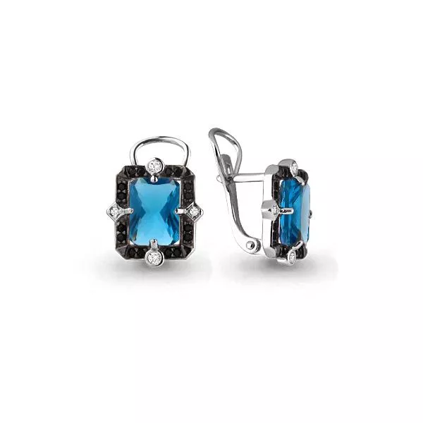 Серьги, серебро, артикул LV4474493Ч