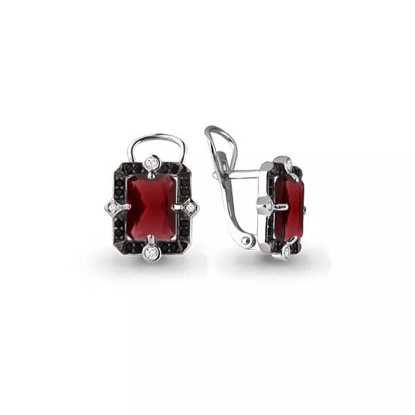 Серьги, артикул LV4474485Ч, серебро