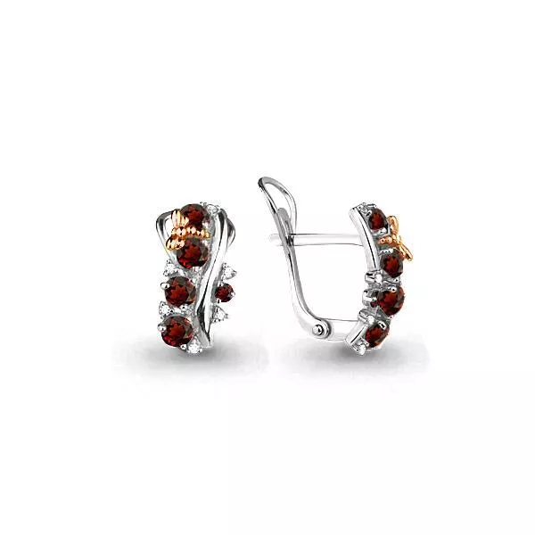 Серьги из серебра, артикул LV4471503А