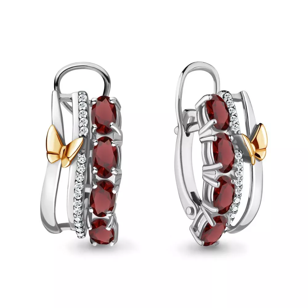 Серьги, артикул LV4471303А, серебро