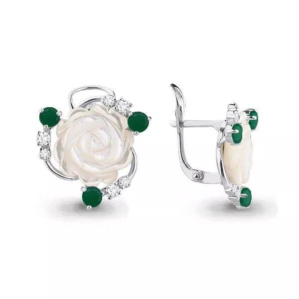 Серьги, артикул LV4470509А, серебро