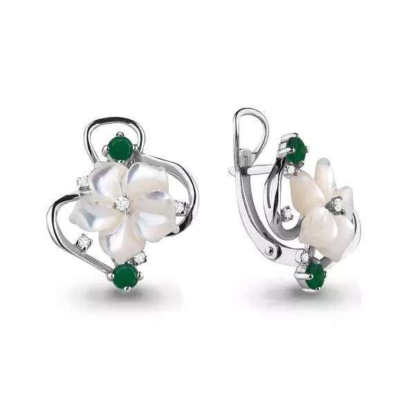 Серьги, артикул LV4470409А, серебро