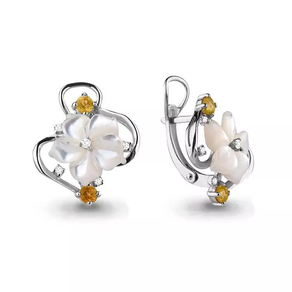 Серьги, серебро, артикул LV4470406А