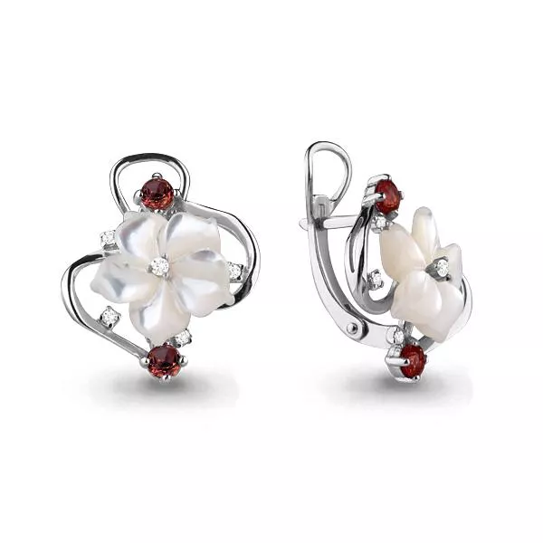 Серьги из серебра, артикул LV4470403А