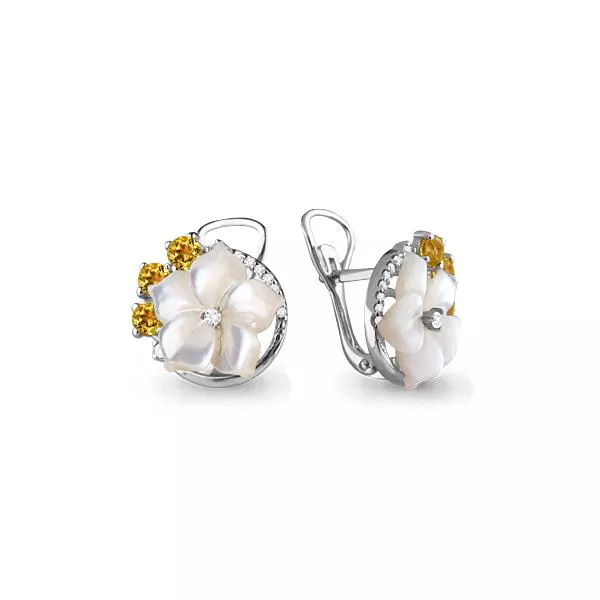 Серьги, серебро, артикул LV4470306А