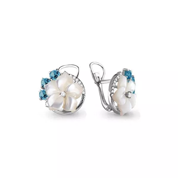 Серьги из серебра, артикул LV4470305А