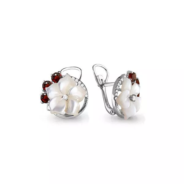 Серьги, серебро, артикул LV4470303А