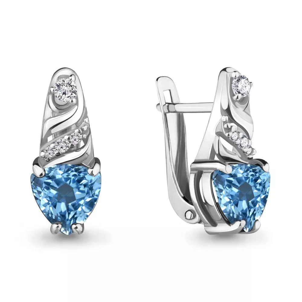 Серьги, серебро, артикул LV4469905А