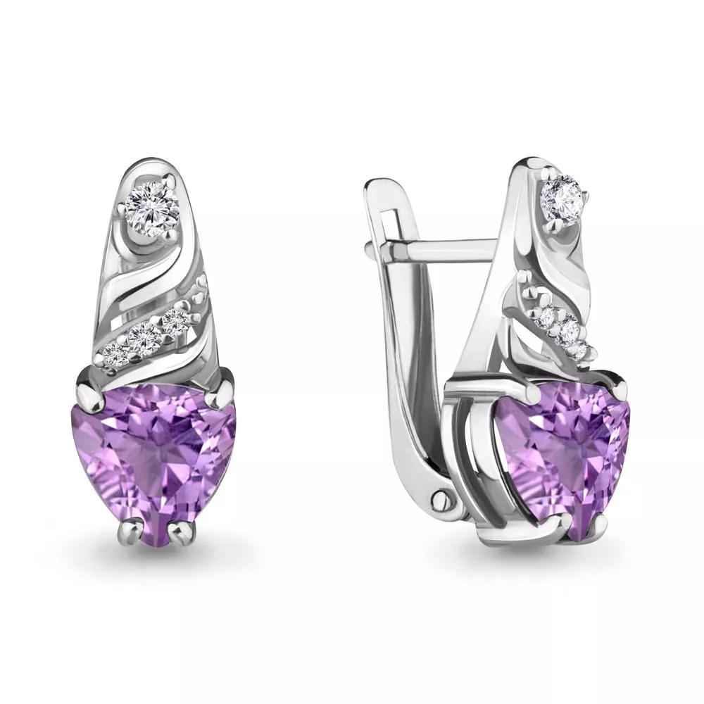 Серьги из серебра, артикул LV4469904А