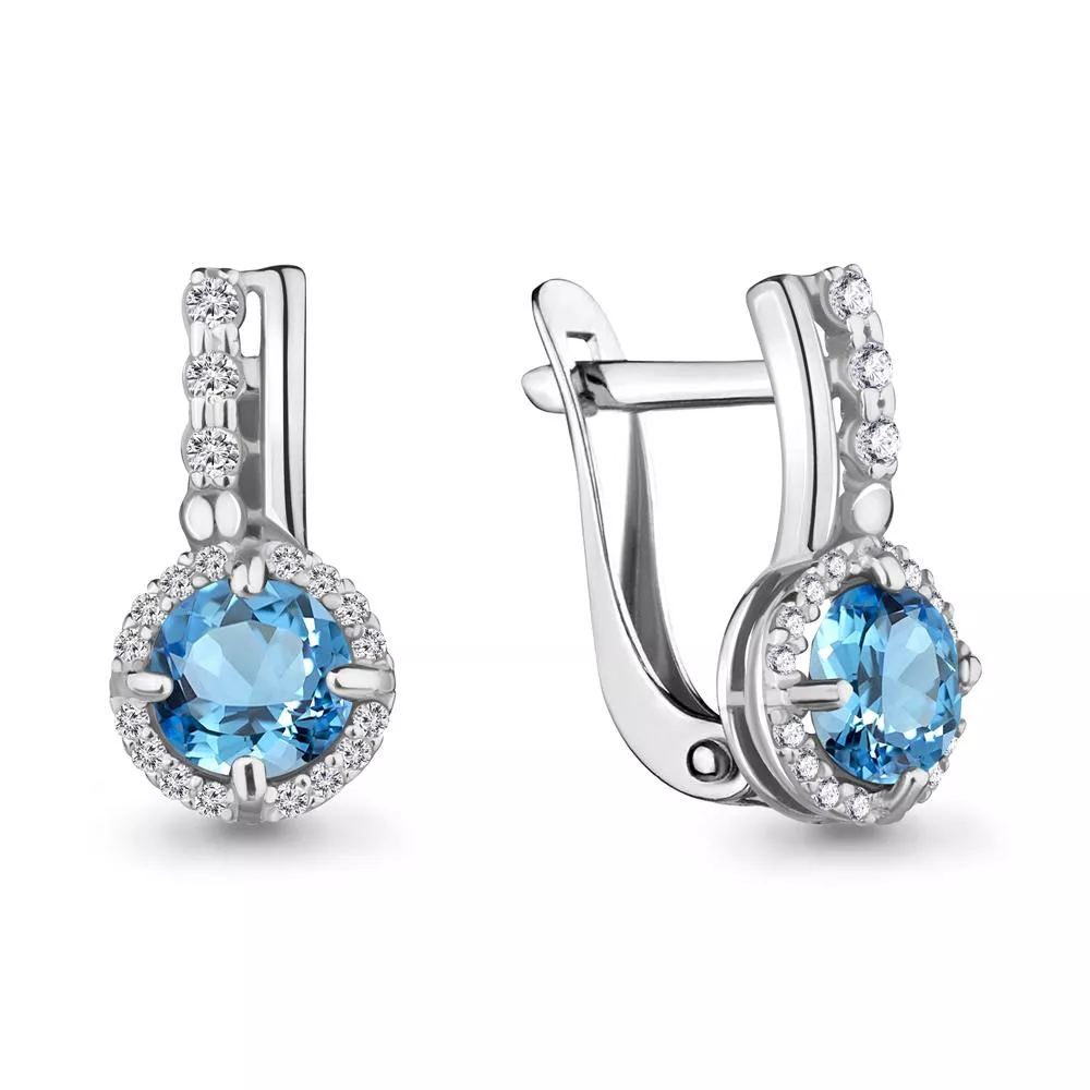 Серьги, серебро, артикул LV4469705А