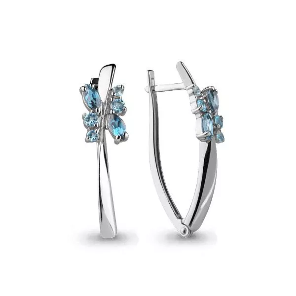 Серьги из серебра, артикул LV4467305