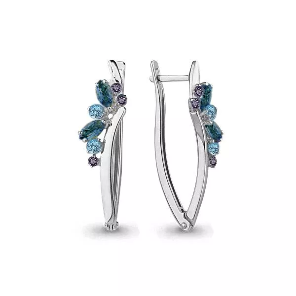 Серьги из серебра, артикул LV4466742