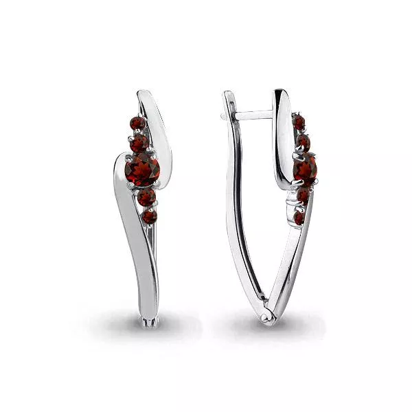 Серьги из серебра, артикул LV4466403