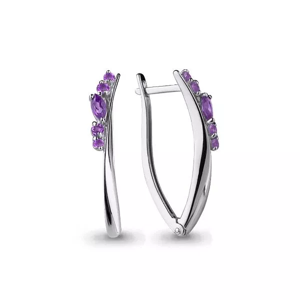 Серьги, серебро, артикул LV4466204