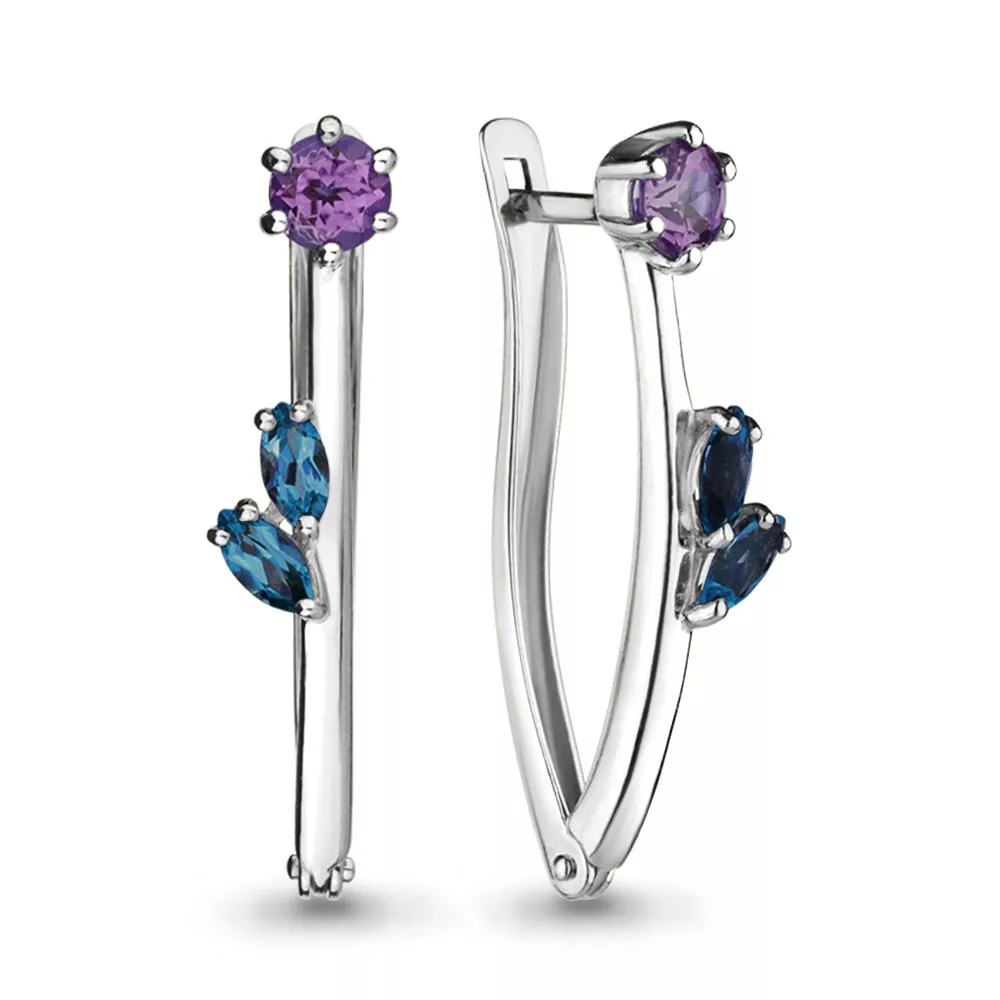 Серьги, серебро, артикул LV4466032