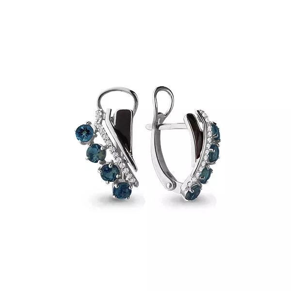 Серьги, артикул LV4464808А, серебро