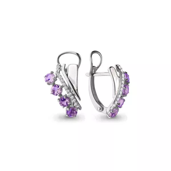 Серьги, серебро, артикул LV4464804А