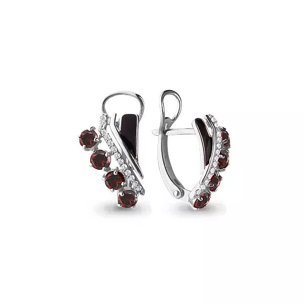 Серьги, артикул LV4464803А, серебро