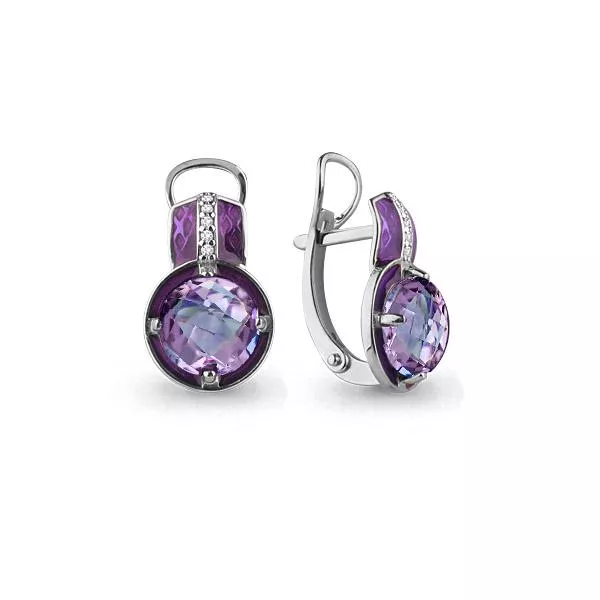 Серьги, серебро, артикул LV4464225А